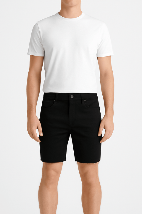 And Now This Men's Black Regular-Fit Maximum Stre Douglas Short's ABF3757