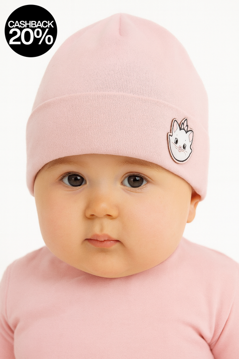 Reserved Baby Girl's Dusty Rose Beanie Hat | Reserved In Lebanon