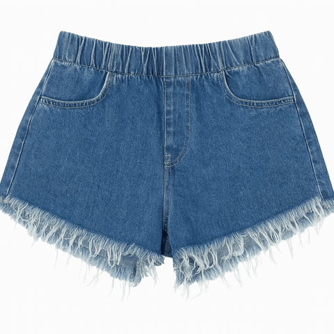 Forever 21 Women's Blue Ripped Denim Mini Short |Forever 21 In Lebanon