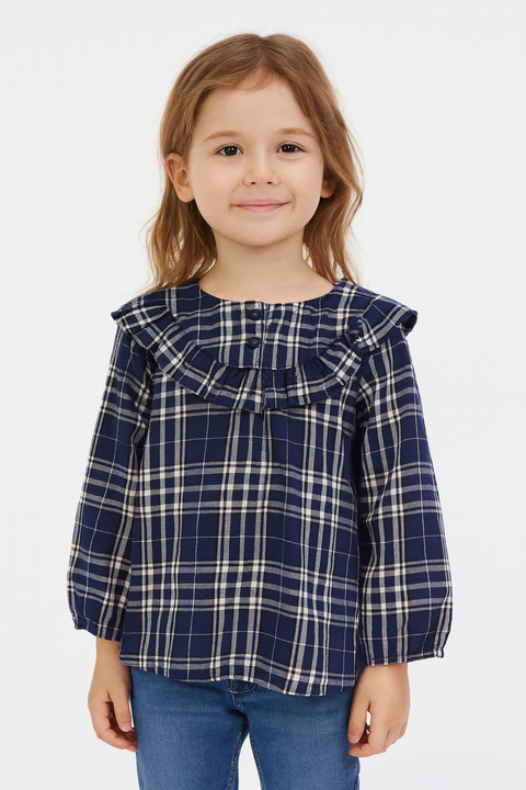 Sinsay Girl's Navy Christmas Shirt | Sinsay In Lebanon