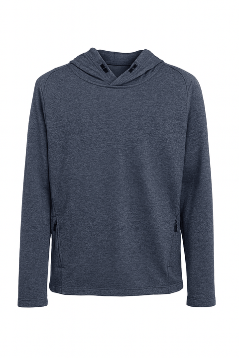 Alex Men's Heather Navy Long Sleeve Lightweight Hoodie | Alex In Lebanon
