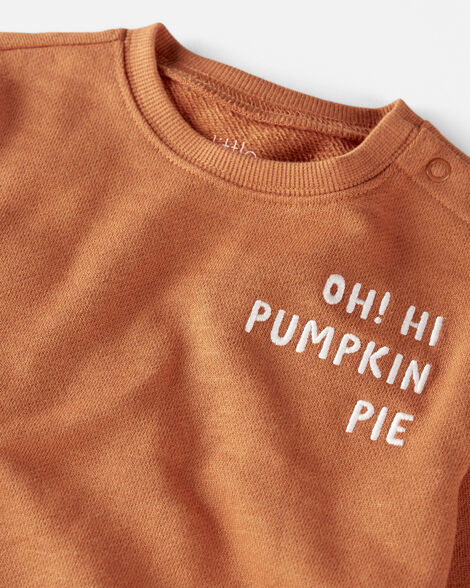 Little Planet By Carter's Baby's Orange  Organic Cotton Pumpkin Pie Bubble Bodysuit |Little Planet By Carter's in Lebanon