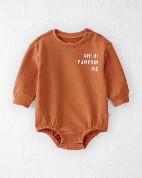 Little Planet By Carter's Baby's Orange  Organic Cotton Pumpkin Pie Bubble Bodysuit |Little Planet By Carter's in Lebanon