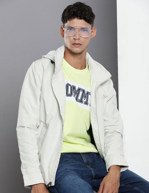 Tommy Hilfiger Men's Beige Water Resistant Bomber Jacket | Tommy Hilfiger In Lebanon