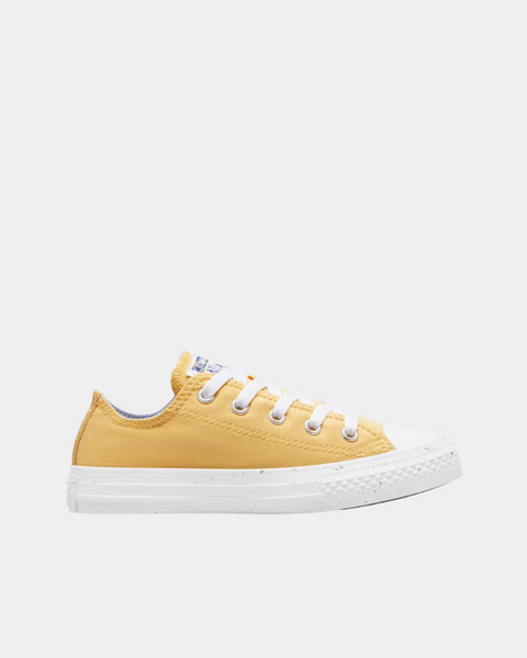 Converse Kid's Yellow Chuck Taylor All Star Happy Planet Trainers A00661C SE63 shoes26 shr