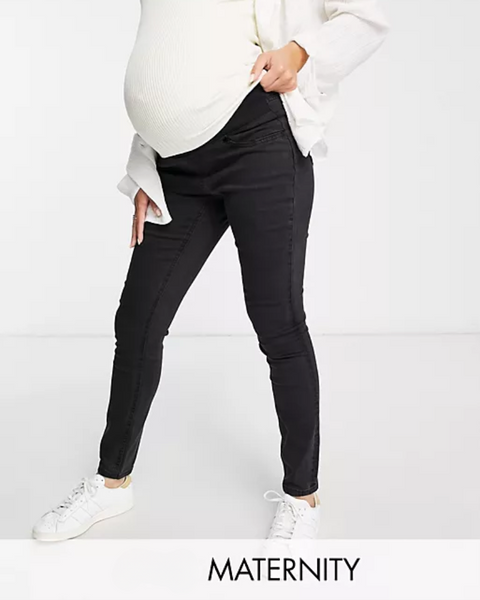 ASOS Design Women's Black Maternity Jeans 100133890 AMF26