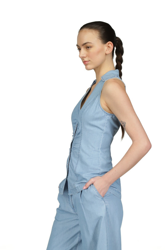 Michael Kors Women's Tencel Tank Halter Top Shirt  |Michael Kors In Lebanon