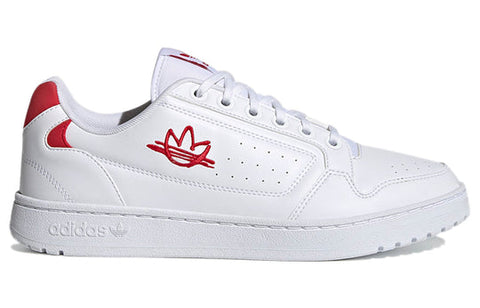 Adidas Men's White & Red NY 90 Sneakers | Adidas In Lebanon