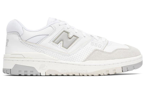 New Balance Men's White & Grey 550 Sneakers | New Balance In Lebanon
