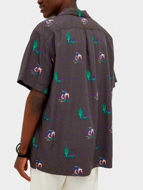Wrangler Men's Smoked Pearl Non Pkt Resort Shirt |Wrangler In Lebanon