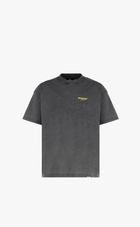 Represent Men's Gray & Yellow Owner & Club T-Shirt | Represent In Lebanon