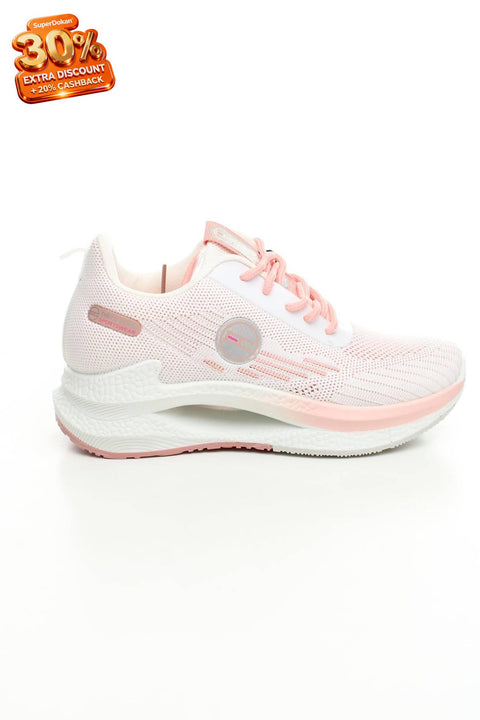 Enrico Coveri Women's Coral White Lotus Active 1 Sneakers |Enrico Coveri In Lebanon