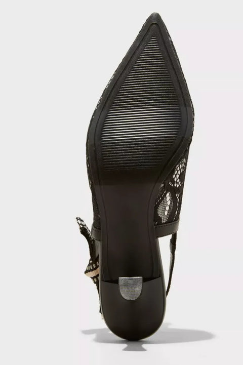 A New Day Women's Black Milan Slingback Heels | A New Day In Lebanon