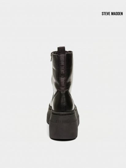 Steve Madden Women's Black Polar Leather Boots |Steve Madden in Lebanon