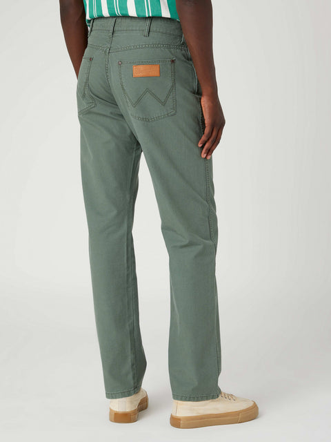 Wrangler Men's Khaki Green Casual  Jeans | Wrangler In Lebanon