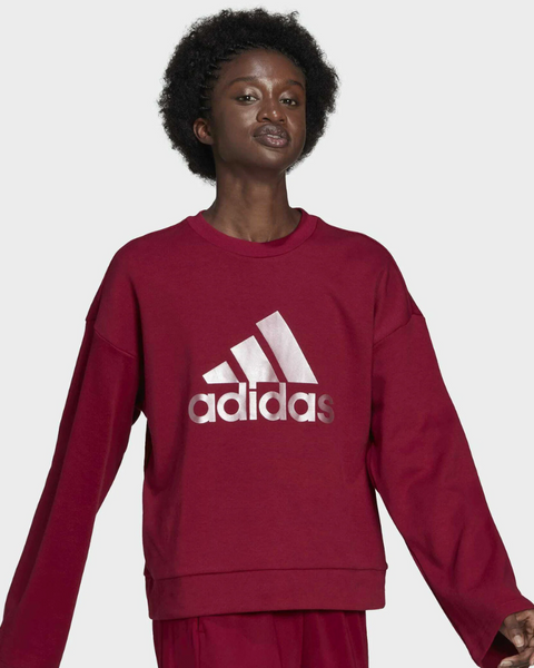 Adidas Women's Burgundy Sweatshirt HB1478 FE977 (shr)