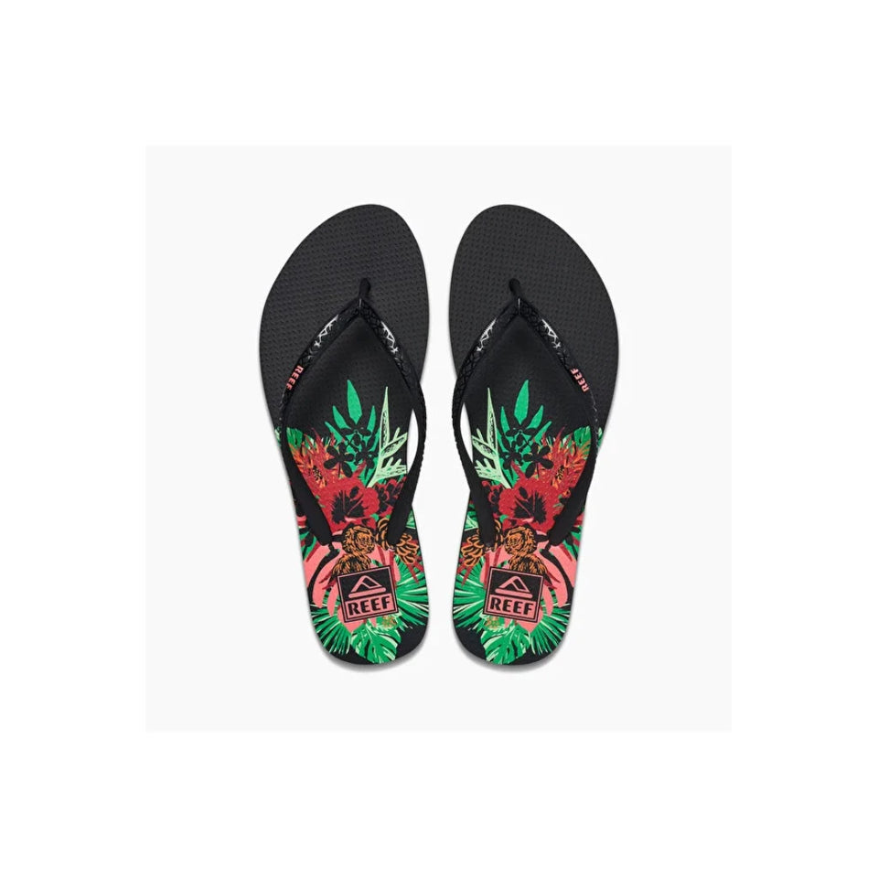 Reef Women's Black Seaside Slippers