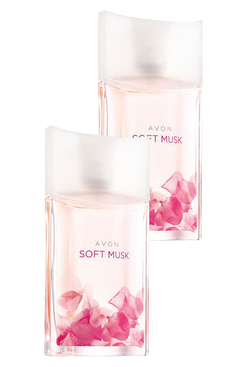 Avon Women's Flowery Soft Musk Edt 50 Ml  Set of two AV17