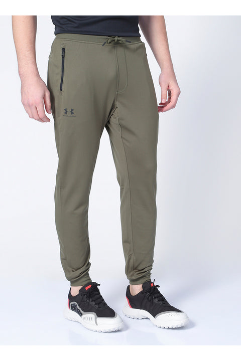 Under Armour Men's Olive Green Sportstyle Tricot Sweatpants | Under Armour In Lebanon