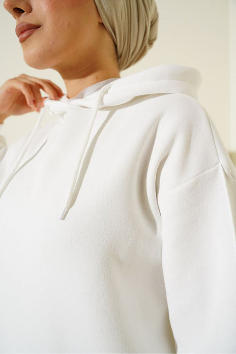 Happiness Women's White Oversize Tracksuit Set | Happiness In Lebanon