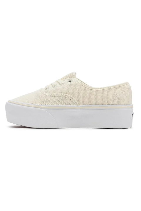 Vans Women's Cream Authentic Stac Sneakers | Vans In Lebanon