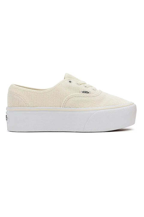 Vans Women's Cream Authentic Stac Sneakers | Vans In Lebanon