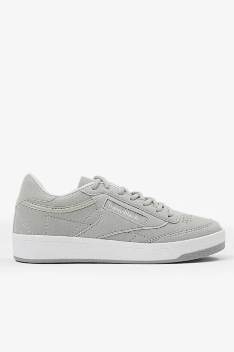 Tonny Black Women Grey Lace-Up Low-Top Sneakers | Tonny Black in Lebanon