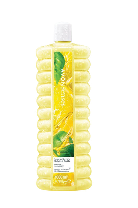 Avon Senses Lemon Burst Bubble Bath 1000ml | Avon In Lebanon