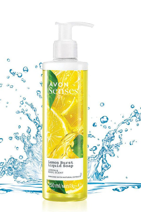 Avon Senses Lemon Burst Liquid Hand Soap 250ml | Avon In Lebanon