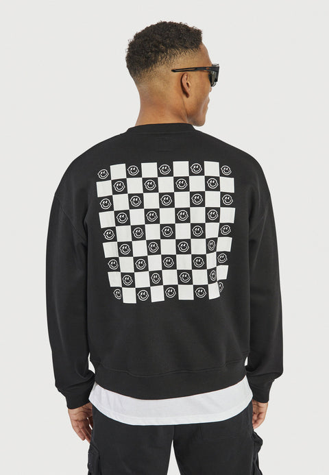 Redefined Rebel Men's Black Vincent Boxy Fit Sweatshirt | Redefined Rebel In Lebanon