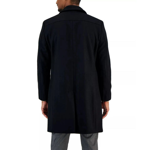 Nautica Men's Black Classic-Fit Double Breas Coat |Nautica In Lebanon