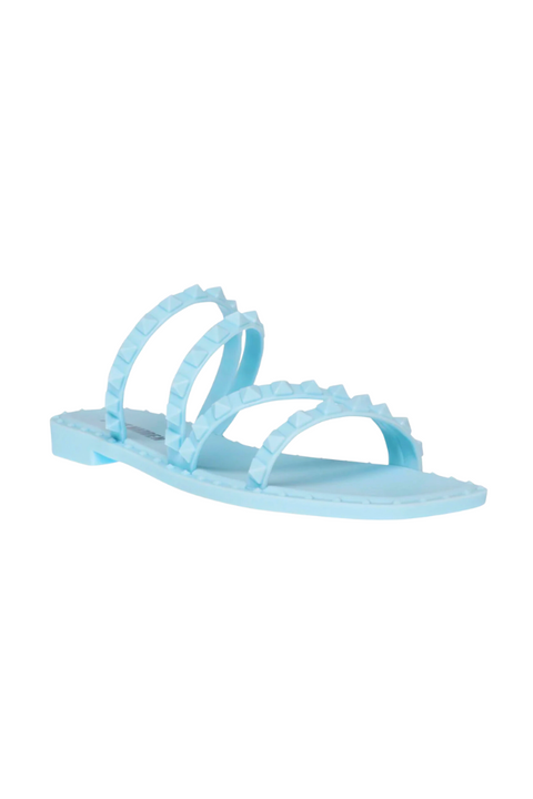 Steve Madden Women's Light Blue Synthetic Skyler-J Slipper |Steve Madden In Lebanon