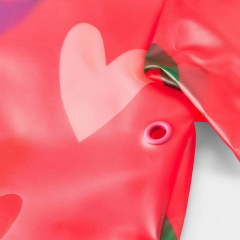 Cat & Jack Girl's Pink Heart Printed Clear Rain Jacket | Cat & Jack In Lebanon