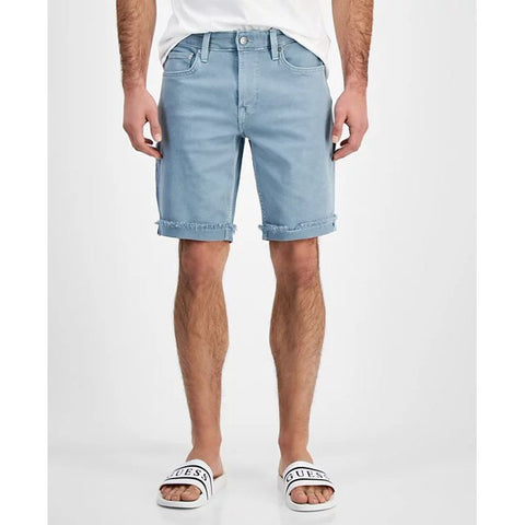 Guess Men's Honest Blue Regular Stretch Denim Shorts |  Guess In Lebanon