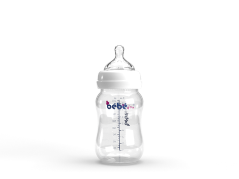 Bebedou Wide Neck Feeding Bottle 240ml 3m+  (BBd1122) | Bebedou In Lebanon
