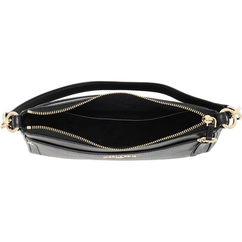 Michael Kors Women's Black Jet Set Medium Pebbled Leather Shoulder Bag | Michael Kors In Lebanon