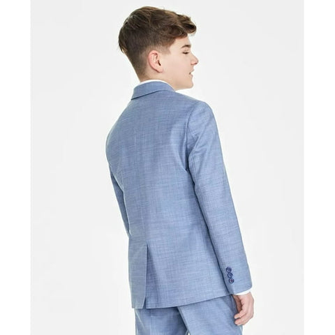 Tommy Hilfiger Boy's Blue Stretch Sharkskin Blazer | Tommy Hilfiger In Lebanon