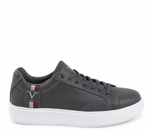 V Italia By Versace 1969 Dark Gray Black Sneakers | V Italia In Lebanon