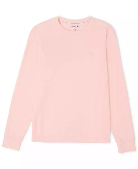 Lacoste Men's Pink Waffle-Knit Thermal Sleep Blouse |Lacoste In Lebanon