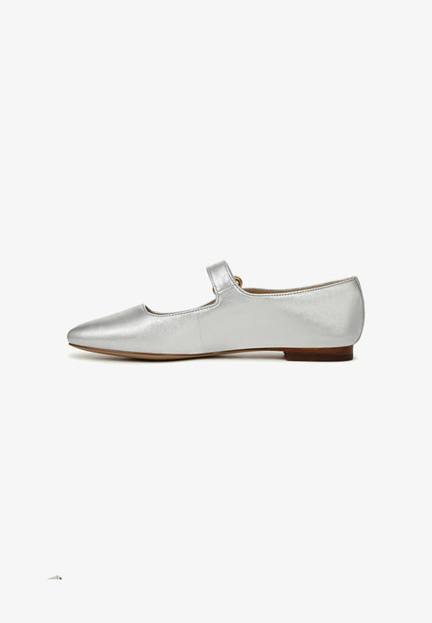 Sam Edelman Women's Silver Michaela Mary Jane Flats | Sam Edelman In Lebanon
