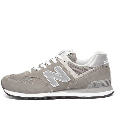 New Balance Men's Gray & Silver 574 Sneakers | New Balance In Lebanon