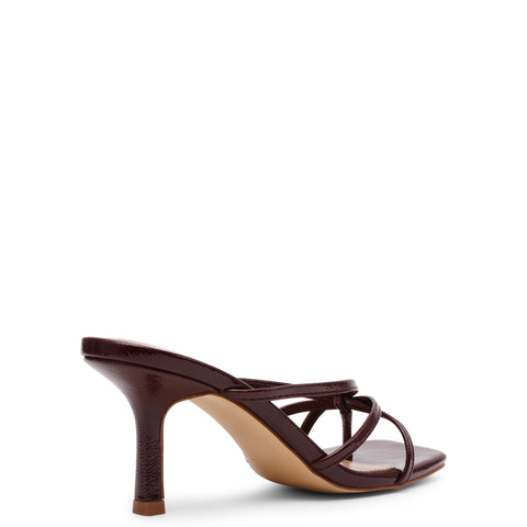 DV Dolce Vita Women's Burgundy Zini Strappy Stiletto Heel Dress Sandals | DV Dolce Vita In Lebanon
