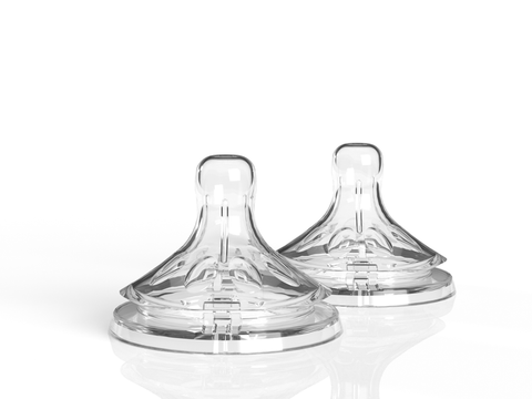 Bebedou Ultra-Wide Neck Silicone Teat x2 (L) 6m+  (BBD2113) | Bebedou In Lebanon