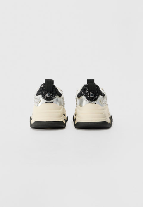 Steve Madden Women's Silver Studs Possession-SE Sneakers | Steve Madden In Lebanon