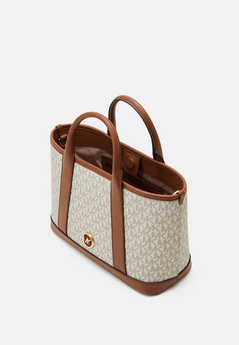 Michael Kors Women's Vanilla/Lugg Luisa Medium Signature Logo Satchel | Michael Kors In Lebanon