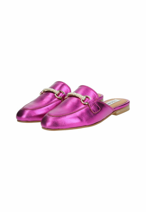 Steve Madden Women's Fuchsia Leather Cleodora Slipper |Steve Madden In Lebanon