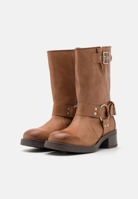 Steve Madden Women's Tan Leather Blessing Boots | Steve Madden in Lebanon