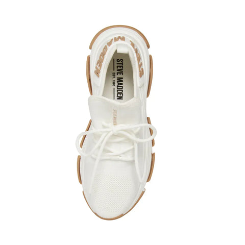 Steve Madden Women's White Protégé-E Sneakers | Steve Madden In Lebanon