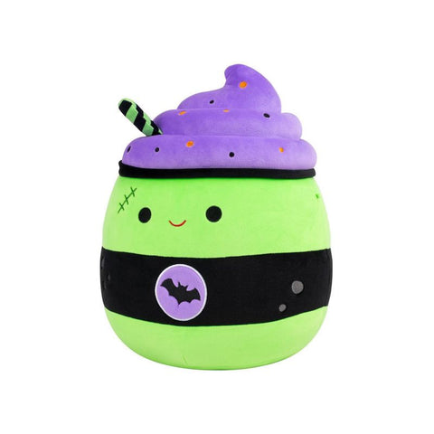 Squishmallows 12" Green & Purple Latte With Stitches Plush Toy | Squishmallows In Lebanon