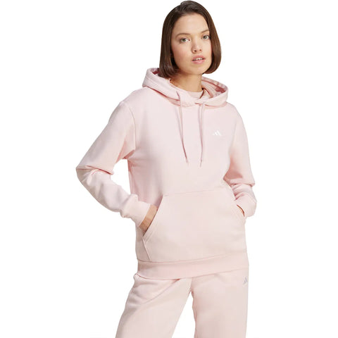 Adidas Women's Pink Small Logo Hoodie | Adidas In Lebanon